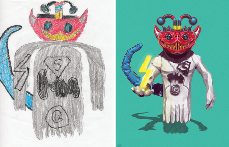 Монстры из детских рисунков