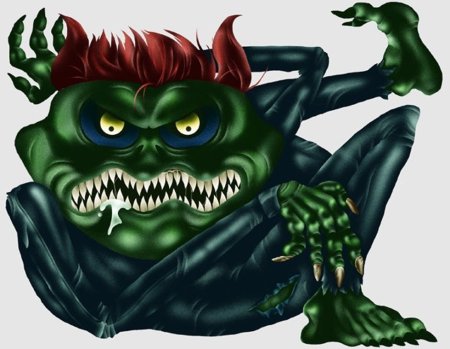 Страшный монстр детский