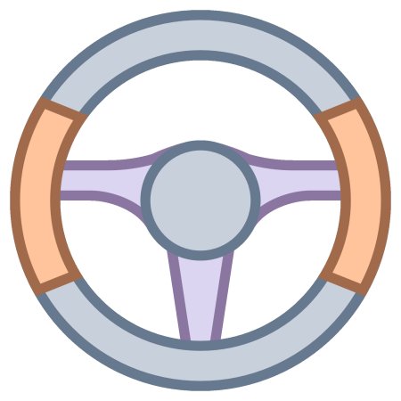 Мультяшный руль машины