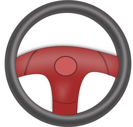 Нарисовать руль автомобиля