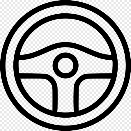 Нарисовать руль автомобиля