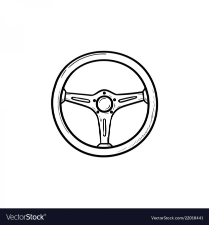 Руль раскраска