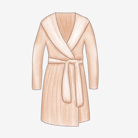 Халатик раскраска