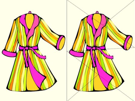 Мультяшный халат ребенку