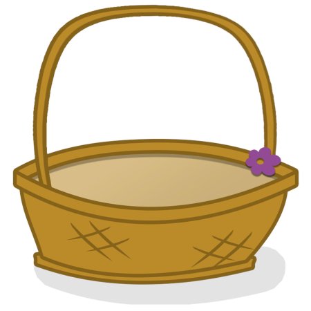 Рисование корзина с грибами