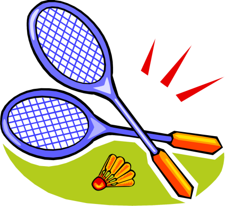 Бадминтонная ракетка рисунок