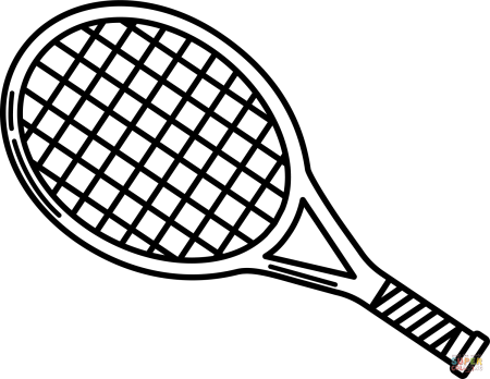 Tennis Clipart ракетка