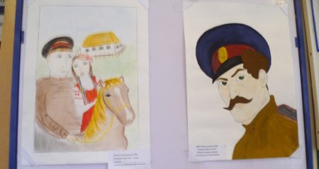 Детские рисунки Казаков