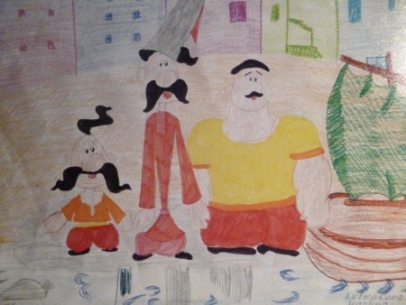 Рисунок на казачью тему