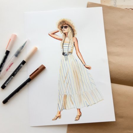 Мастер-класс по рисованию скетчинг