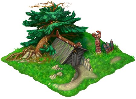 Землянка из сказки