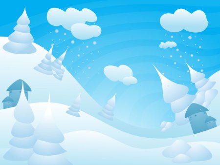 Фон для зимнего пейзажа для детей