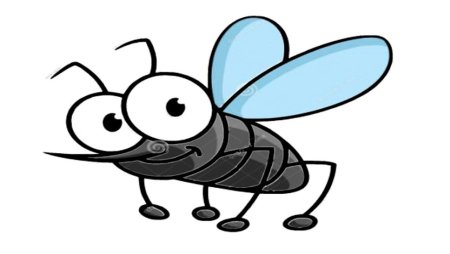 Комарик рисунок