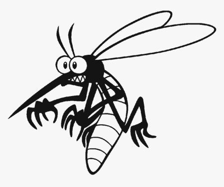 Комар мультяшный