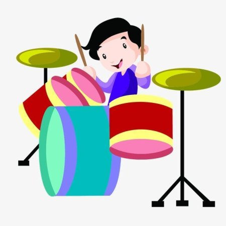 Барабанщик с барабаном для детей