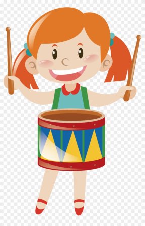 Ребенок барабанщик