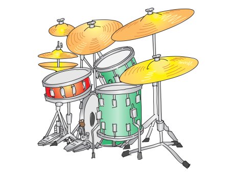 Барабан мультяшный