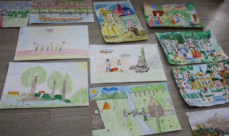 Детский рисунок Осетия моя