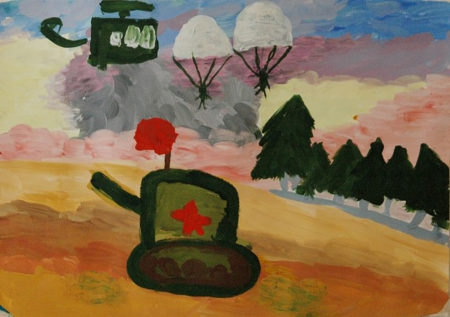 Рисунок на 9 мая 3 класс