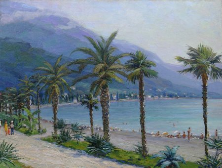 Абхазский художник картина Сухум