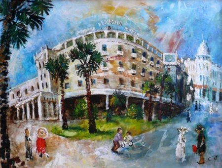 Картина Сухуми набережная