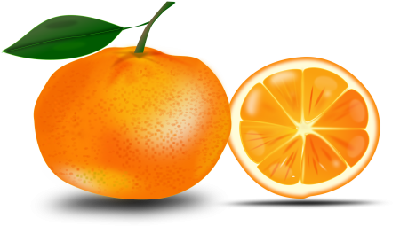 Мандарин рисунок