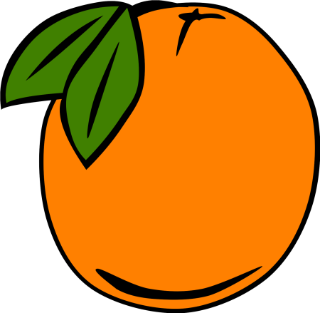 Orange мультяшный