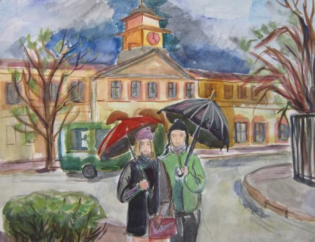 Рисунок наш город