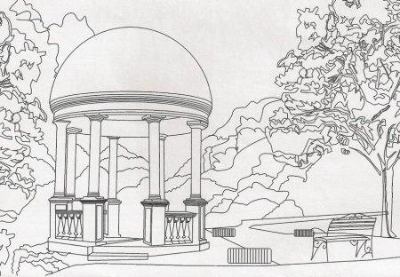 Рисунок парка