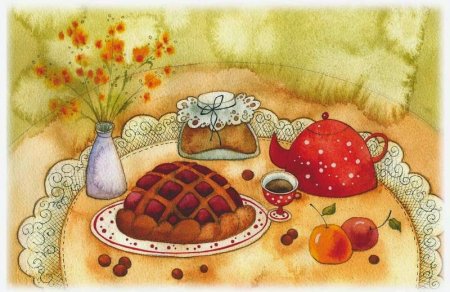 Виктория Кирдий пирожки рисунки