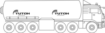 КАМАЗ 560360 автоцистерна молоковоз 12000 чертежи