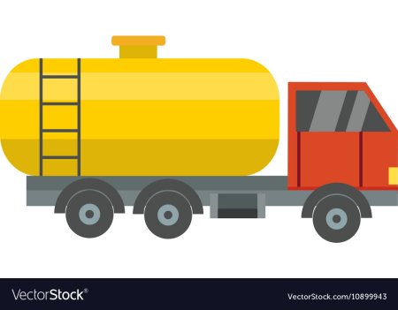 Бензовоз мультяшный