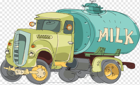 Нарисованная автоцистерна