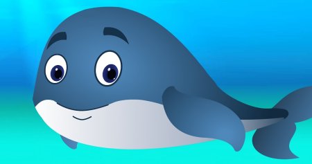 Кит из мультика