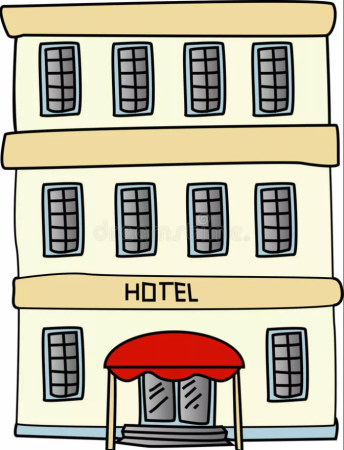Нарисовать отель