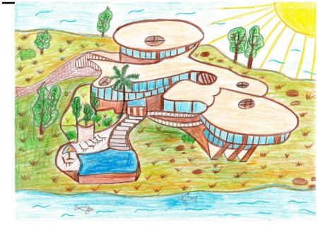 Школа будущего рисунок