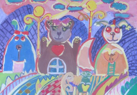 Сказка работа из пластилина 12 лет для художественной школы