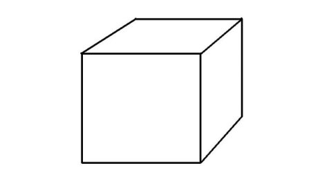 Нарисовать объемный куб