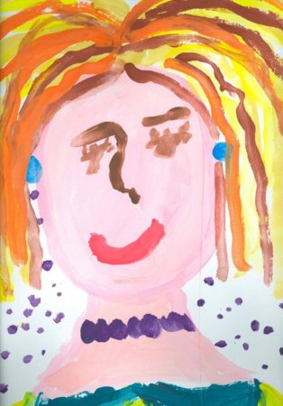 Портрет мама детские