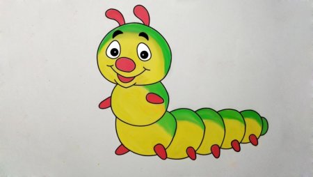 Мордочка гусеницы