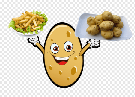 Картофель мультяшный