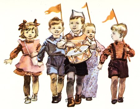 Одежда детей 40-х годов