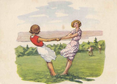 Советские дети рисунок