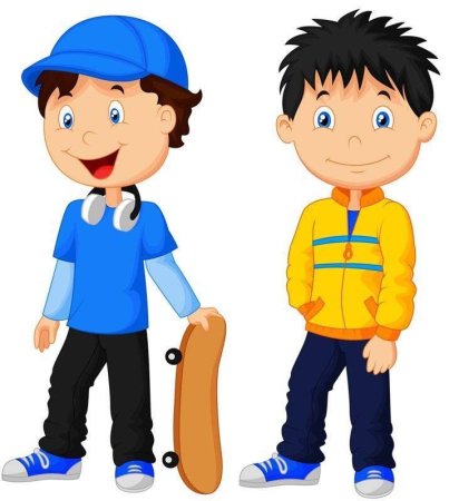 Мальчик мультяшный