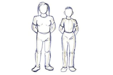Нарисовать фигуру человека