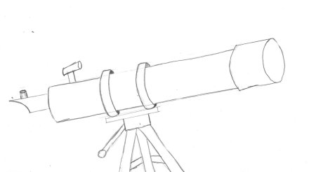 Подзорная труба раскраска для детей