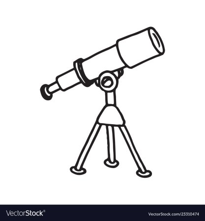 Подзорная труба раскраска для детей