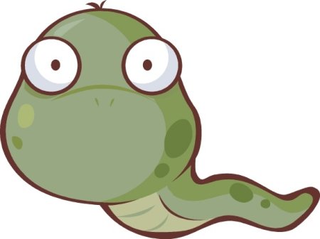 Смешной головастик