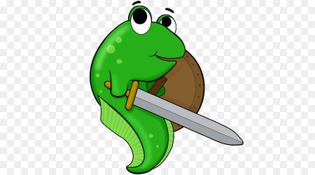 Головастик без фона