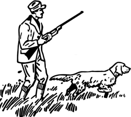 Охотник мультяшный